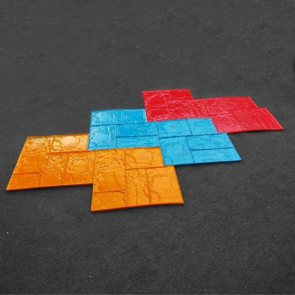 3x Kit Moldes Estampado Diseños Surtidos Muro Piso Hormigón Flexible 62x62cm<br><br><p class="carrosel_style">TZE005-KIT</p> - Imagen 7