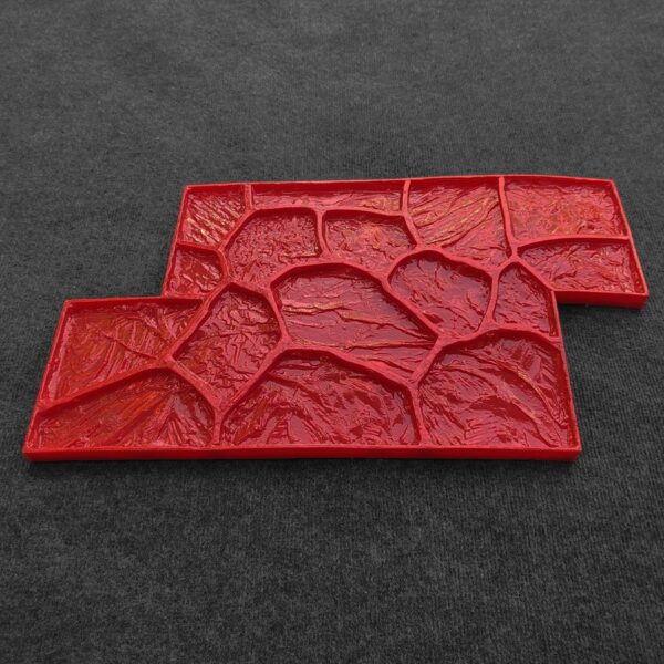 Molde Hormigón Estampado Bulnes Muro 50x35cm textura piedras irregulares<br><br><p class="carrosel_style">TZE014</p> - Imagen 4