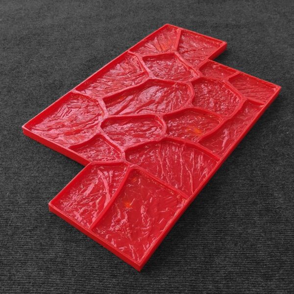 Molde Hormigón Estampado Bulnes Muro 50x35cm textura piedras irregulares<br><br><p class="carrosel_style">TZE014</p> - Imagen 2
