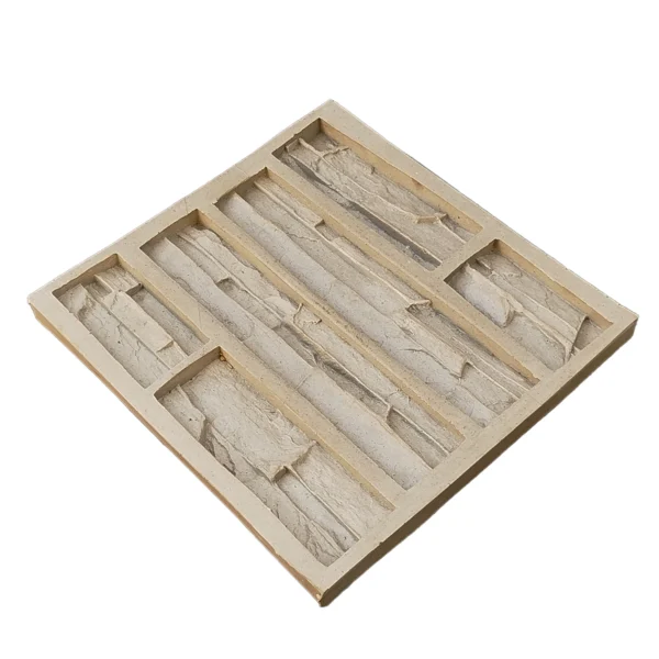 Molde Collicura Fachaletas de Hormigon Revestimiento de Pared 55x55cm  x3 <br><br><p class="carrosel_style">TZE105X3</p> - Imagen 3