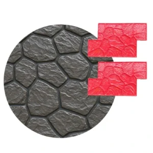 2x Molde Hormigón Estampado Bulnes Muro 50x35cm textura piedras irregulares<br><br><p class="carrosel_style">TZE014X2</p>