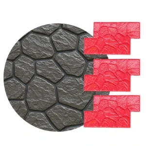 3x Molde Hormigón Estampado Bulnes Muro 50x35cm textura piedras irregulares<br><br><p class="carrosel_style">TZE014X3</p>
