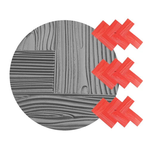 3x Molde Serena estampado hormigón adoquin piso 100x80cm<br><br><p class="carrosel_style">TZE022X3</p>